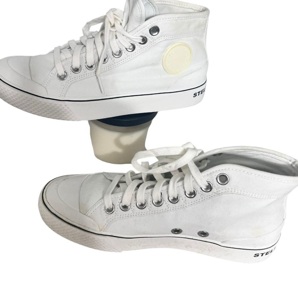 Stella McCartney White High-Top Sneakers